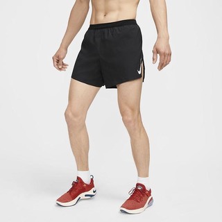 Pantaloni Scurti Nike AeroSwift Running Barbati Negrii Albi | AKIC-86539